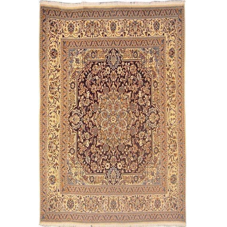 One Of The Kind Persian Nain Rug 6'6" x 6'5"